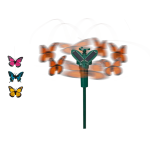 OOTB Rotierender Schmetterling ca. 75 cm