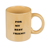 Becher, Penis, For my best friend, ca. 9,5 x 8 cm,