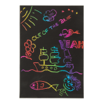 OOTB Kratzpapier Colourful ca. 21 x 145 cm
