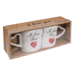 OOTB Doppel-Becher I love you 85 x 9 cm