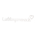 OOTB Graue Geschenkkartonage Lieblingsmensch