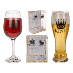 OOTB Trinkglas King & Queen für ca. 600 &...