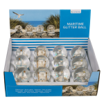 OOTB Glitterkugel Maritim auf Sockel