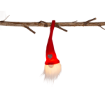 OOTB Weihnachtswichtel mit LED (inkl. Batterie)