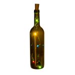 OOTB Flaschenkorken-Lichterkette mit 5 farbigen LED