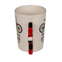 Becher, Fahrrad mit Fahrradgriff, ca. 12 x 9 cm,