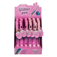 Kugelschreiber mit Glitter & LED (inkl. Batterien)