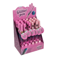 Kugelschreiber mit Glitter & LED (inkl. Batterien)