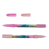 Kugelschreiber mit Glitter & LED (inkl. Batterien)
