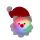 OOTB Weihnachtsmann-Button Blinkie mit LED