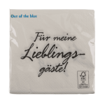 OOTB Weiß/Graue Papier-Servietten