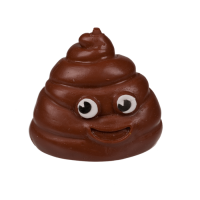 Klebender Squeeze-Poo, ca. 6 cm,
