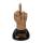 Bewegliche Figur, Mittelfinger, mit Solarzelle,