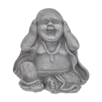 OOTB Sitzende Deko-Figur Buddha (nichts böses sehen