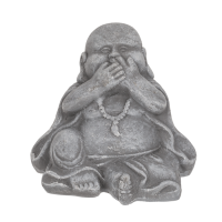 OOTB Sitzende Deko-Figur Buddha (nichts böses sehen
