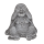 OOTB Sitzende Deko-Figur Buddha (nichts böses sehen