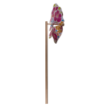 OOTB Bunte Windmühle mit Blumen ca. 17 cm