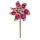 OOTB Bunte Windmühle mit Blumen ca. 17 cm