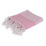 OOTB Rosa/Weißes Fouta-Hamamtuch (für Sauna...