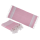 OOTB Rosa/Weißes Fouta-Hamamtuch (für Sauna & Strand)