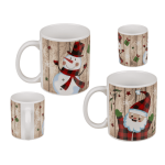 OOTB Becher mit Weihnachtsdekor ca. 95 x 8 cm