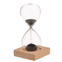 Sanduhr mit magnetischem Sand, ca. 16 cm,