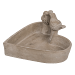 OOTB Vogeltränke Herz ca. 20 x 4 cm mit 2 Vögeln