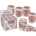 OOTB Toilettenpapier Happy Birthday - 18 30 40 & 50