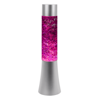 Glitter-Leuchte mit farbwechselnder LED,