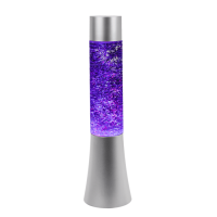 Glitter-Leuchte mit farbwechselnder LED,