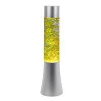 Glitter-Leuchte mit farbwechselnder LED,
