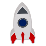 OOTB Nachttischleuchte mit Sternenprojektor Rakete