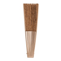 Holz-Fächer mit Kork, ca. 23 cm,
