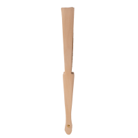 Holz-Fächer mit Kork, ca. 23 cm,