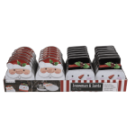 OOTB Metall-Dose Schneemann & Weihnachtsmann sortiert
