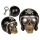 Spardose mit Schloss, Totenkopf mit Sonnenbrille &