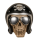 Spardose mit Schloss, Totenkopf mit Sonnenbrille &
