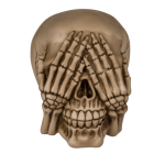 OOTB Spardose mit Schloss Totenkopf - Die 3 Affen