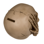OOTB Spardose mit Schloss Totenkopf - Die 3 Affen