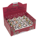 OOTB Schneekugel Weihnachtsmann & Rentier