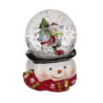OOTB Schneekugel Weihnachtsmann & Rentier