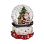OOTB Schneekugel Weihnachtsmann & Rentier