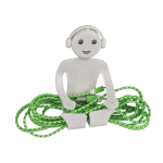 OOTB Leseleuchte Men Body mit LED (inkl. Batterien)