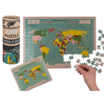 OOTB Puzzle Weltkarte 300-teilig ca. 50 x 35 cm