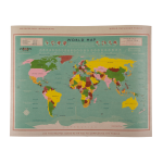 OOTB Puzzle Weltkarte 300-teilig ca. 50 x 35 cm