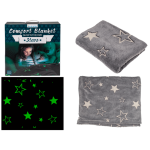 OOTB Kuscheldecke mit Sternen Glow in the dark