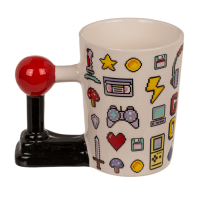 Becher, Game Over mit Joystickgriff,