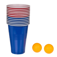 Aufblasbare Mütze, Beer Pong Game,