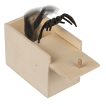 OOTB Grusel-Spinne in Holzbox ca. 9 x 6 x 65 cm