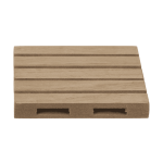 OOTB Naturfarbene Holz-Untersetzer Palette